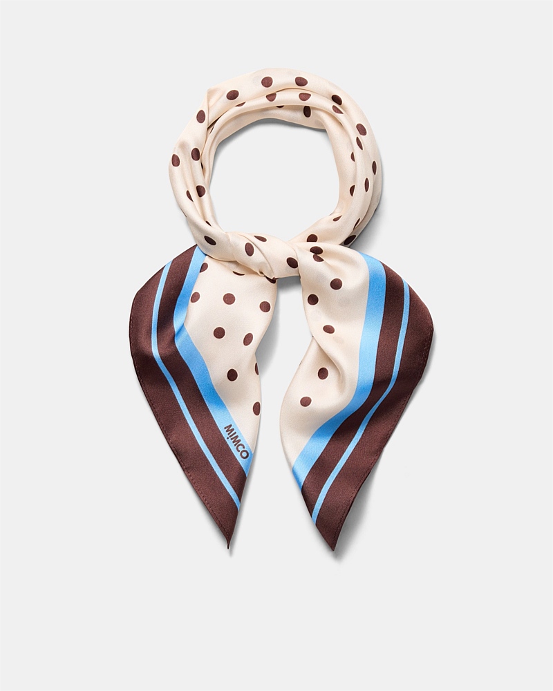 Polka Square Scarf
