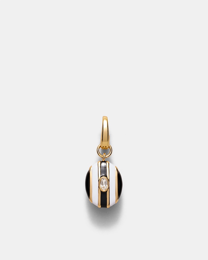 Stripe Coin Charm