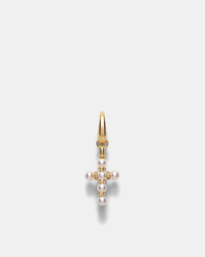 Poetic Cross Charm