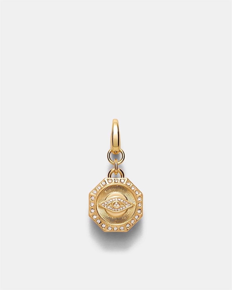 Evil Eye Coin Charm