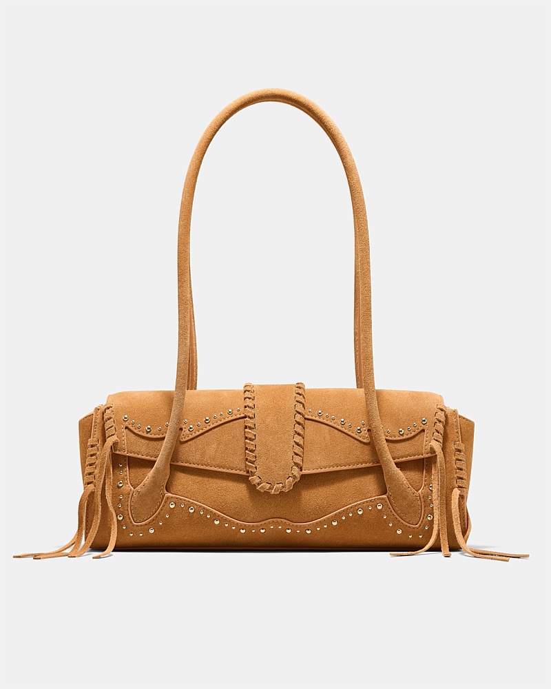Sable Studded Shoulder Bag