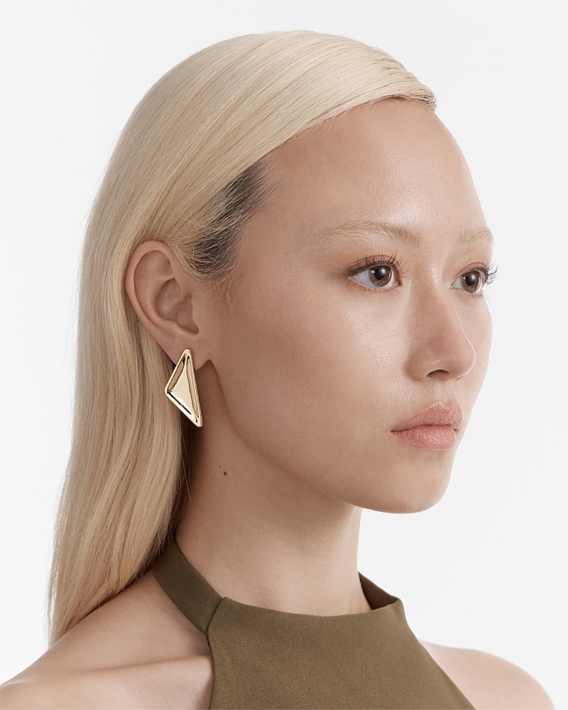 Facette Oversized Stud Earrings