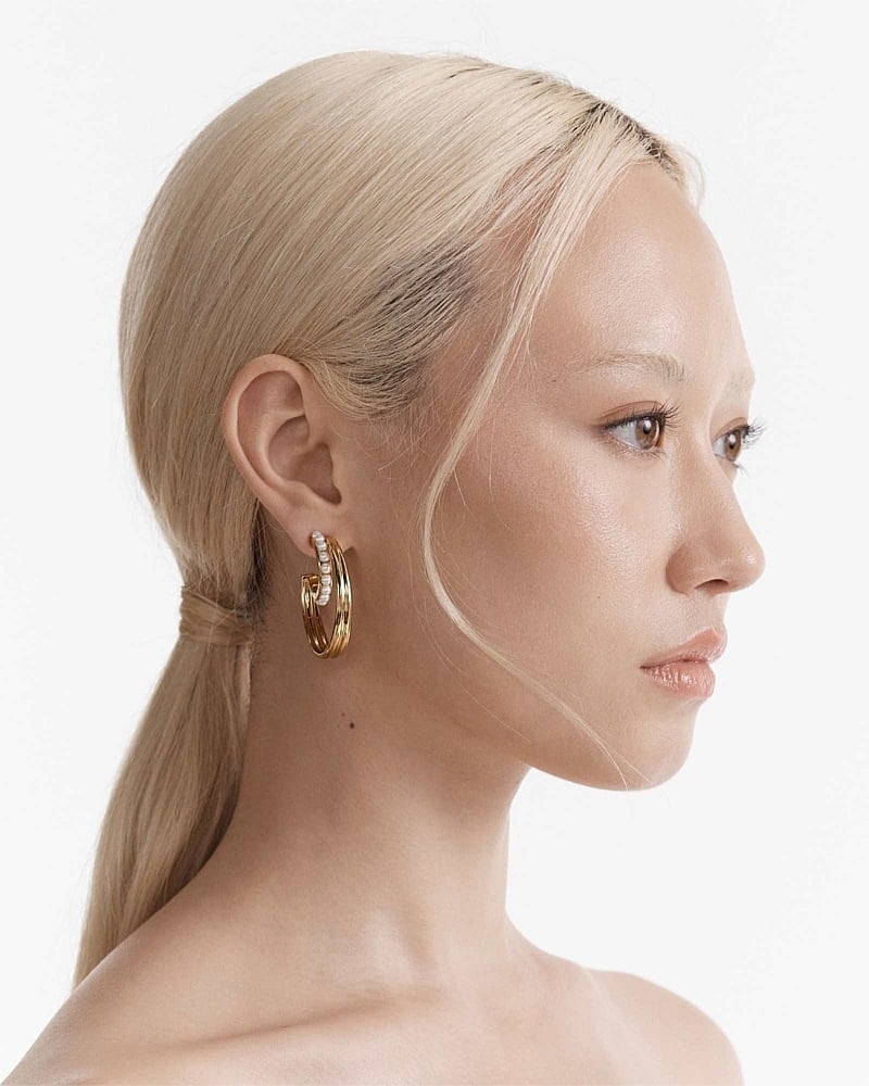 Releve Double Hoop Earrings