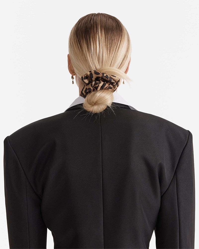 Leopard Scrunchie