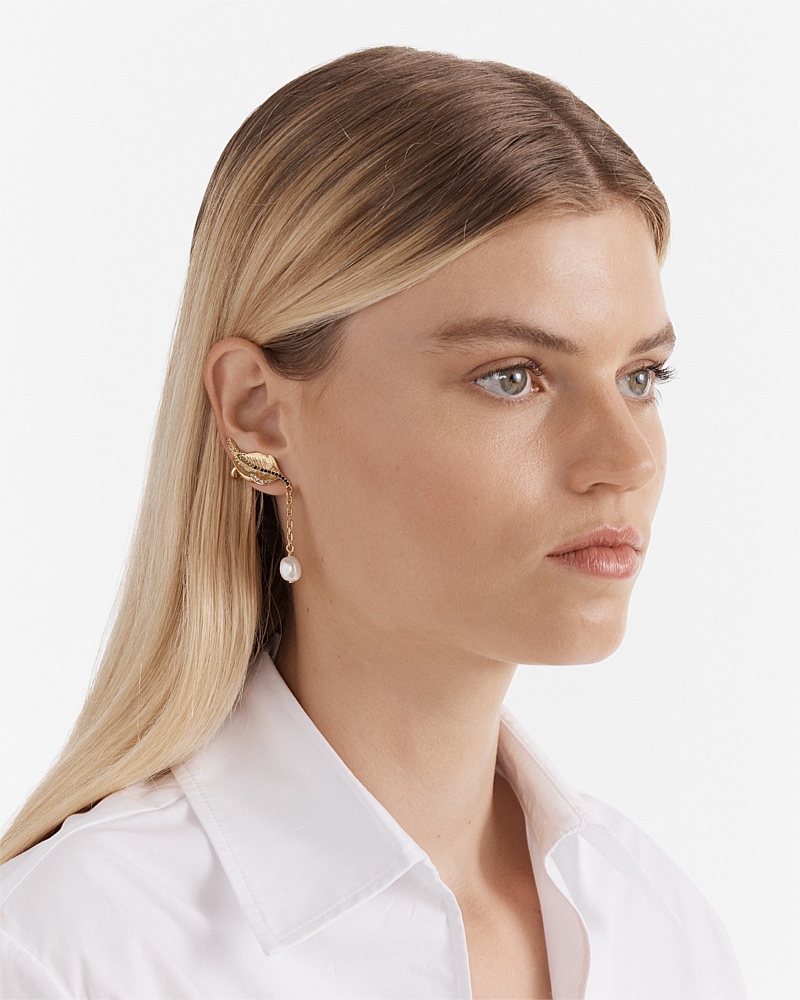 The Lake Ear Climber Earrings