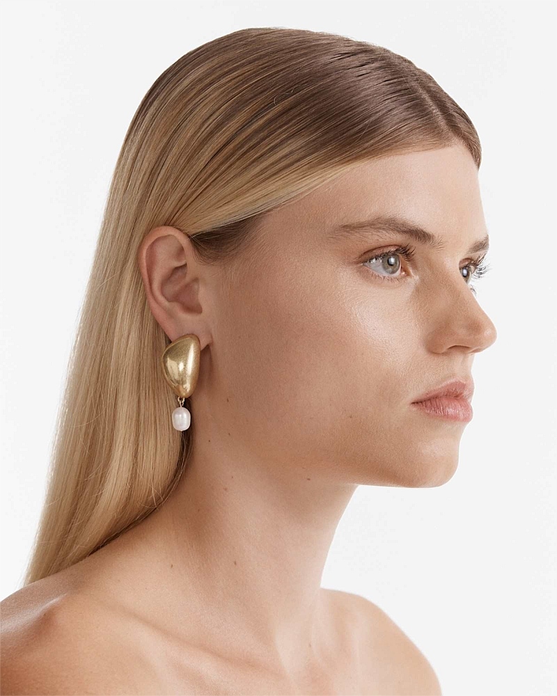 Glorious Pearl Drop Earrings