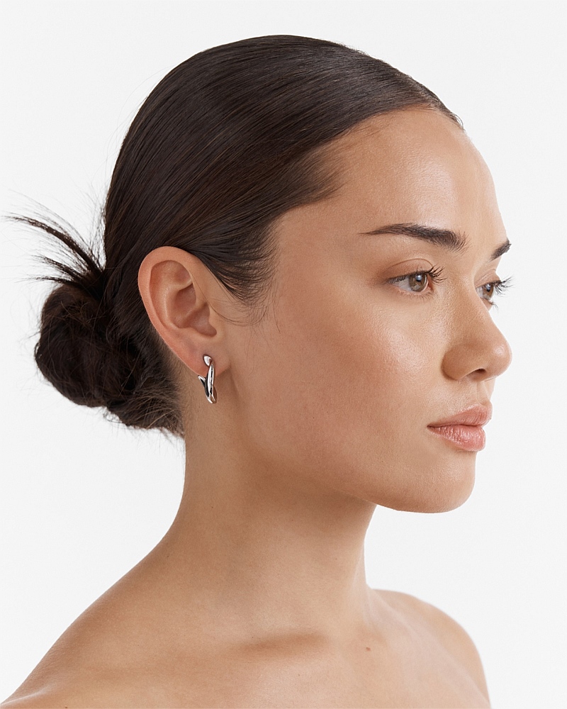 Link Up Hoop Earrings