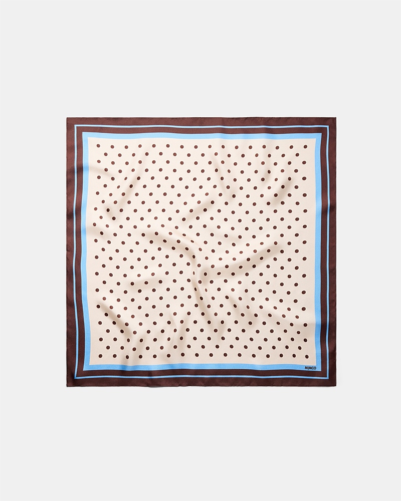 Polka Square Scarf