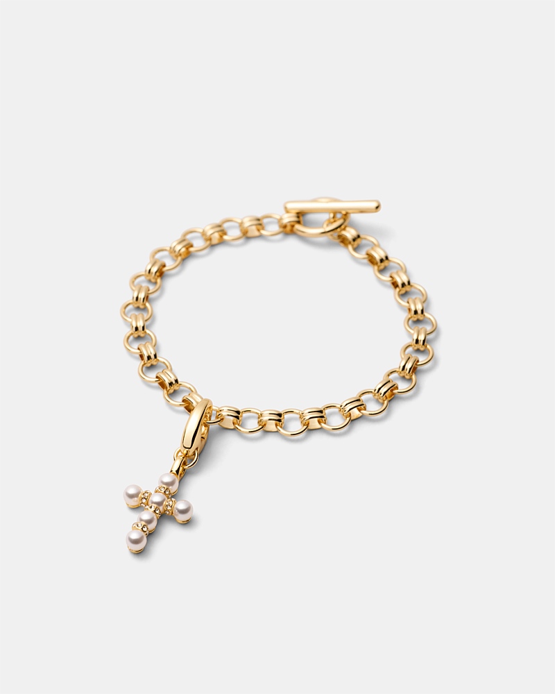 Poetic Cross Charm