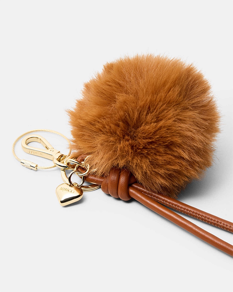 Fluffy Knot Bag Charm