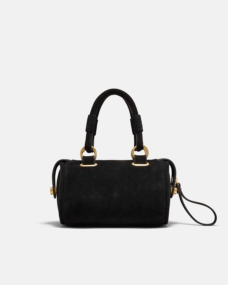 Turnlock Bowler Grab Crossbody Bag