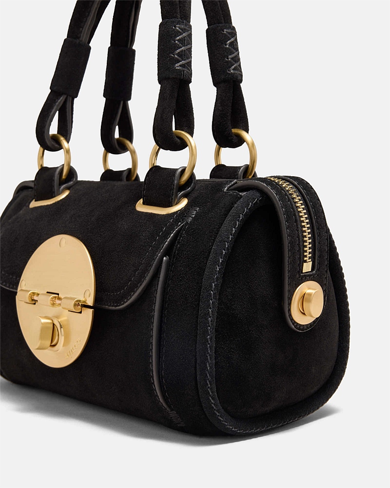 Turnlock Bowler Grab Crossbody Bag