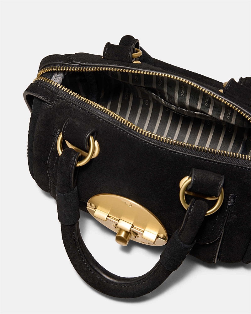 Turnlock Bowler Grab Crossbody Bag
