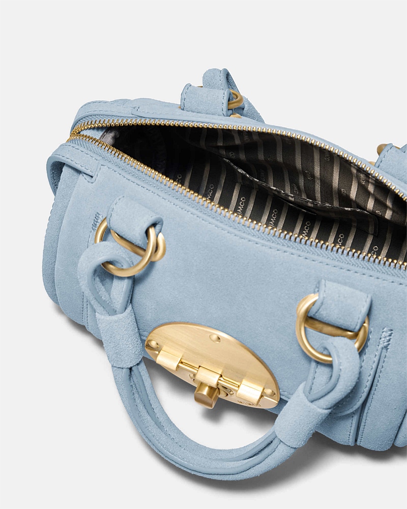 Turnlock Bowler Grab Crossbody Bag