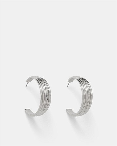 Bassline Large Hoop Earrings