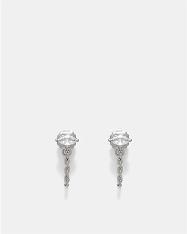 Vibe Chain Stud Earrings