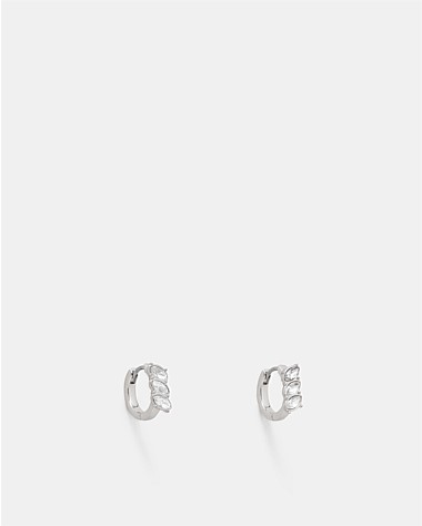 Riff Huggie Hoop Earrings