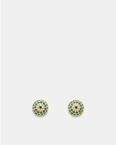 Disco Pave Stud Earrings