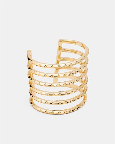 Slay To The Rhythm Wide Cuff Bracelet