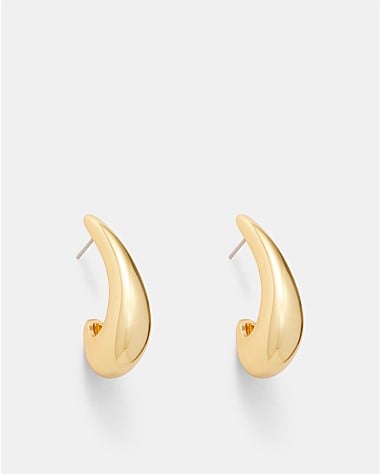 The Podium Hoop Earrings