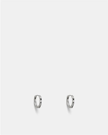 Vela Huggie Hoop Earrings