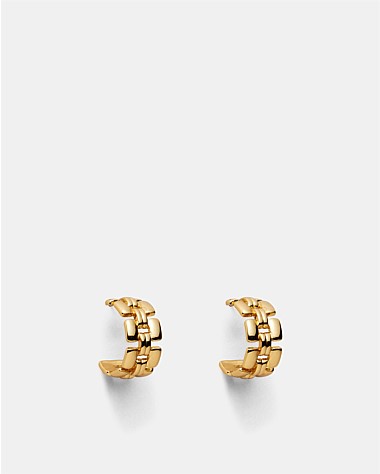 Linked Up Hoop Earrings