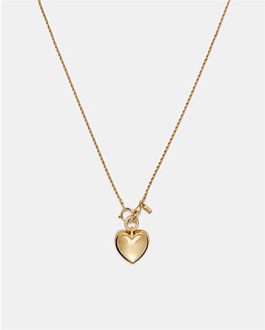 Pave Heart Necklace