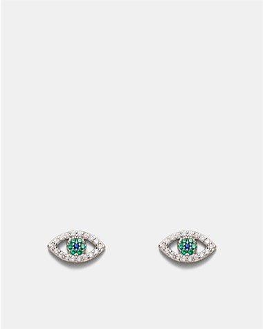 Evil Eye Stud Earrings