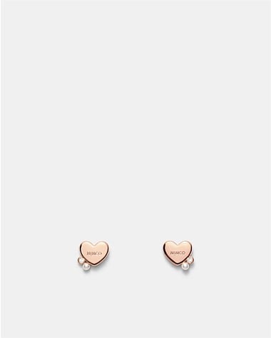 Mimco Heart Cluster Stud Earrings