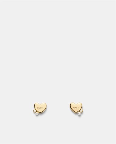 Mimco Heart Cluster Stud Earrings
