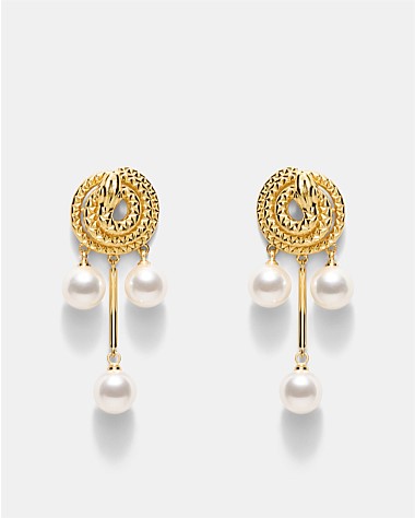 Serpentina Pearl Earrings