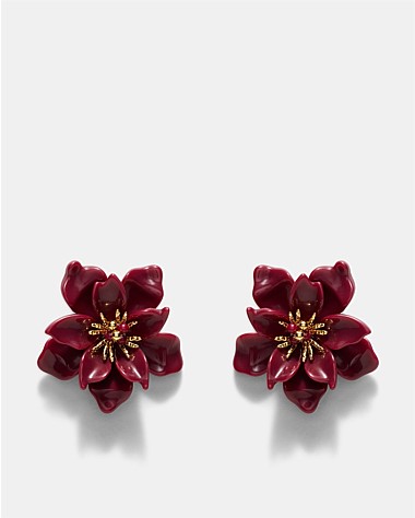 Vienne Flower Stud Earrings