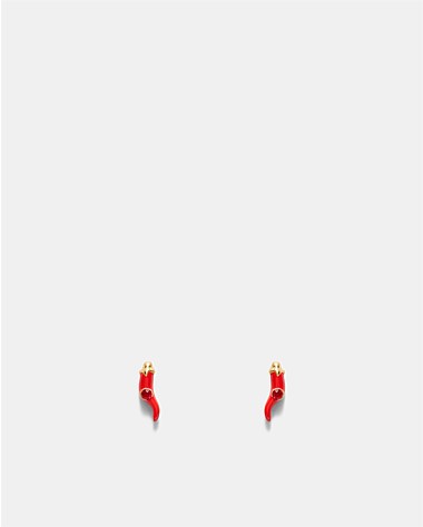 Cornicello Stud Earrings