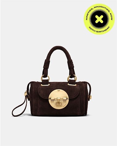 Turnlock Bowler Grab Crossbody Bag
