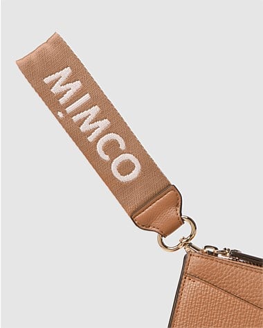 Caramel Webbing Wrist Bag Strap Wristlet Straps Mimco