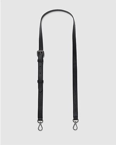 Black Gunmetal Link Crossbody Bag Strap 2cm - Crossbody Bag Straps