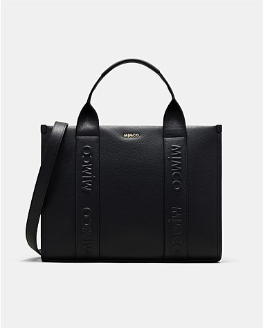 Mimco black tote sale