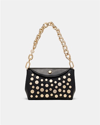 Black and gold discount clutch