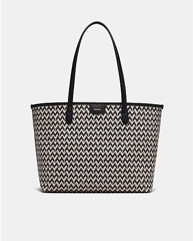 Black Light Gold Geo Tote Bag Bags Mimco