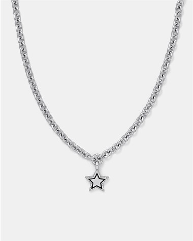 Gucci 925 Gucci Ghost Enamel Star Necklace Pendant Chain | Grailed