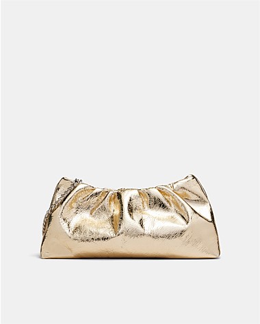 Lavinia Clutch Bag - Gold | ARMS OF EVE | Wolf & Badger