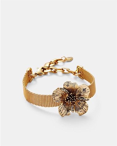 Rose Gold Figment Toggle Bracelet - Bracelets & Bangles