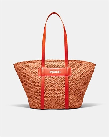 Mandarin Desert Basket Tote Bag Tote Bags Mimco