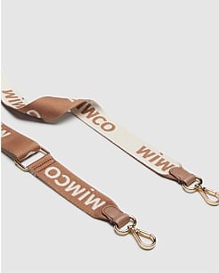 Caramel Webbing Bag Strap Crossbody Bag Straps Mimco