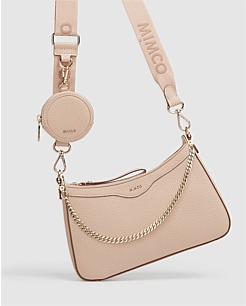 Almond Jett Crossbody Bag Crossbody Bags Mimco