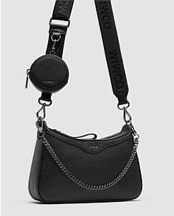 Black silver crossbody clearance bag