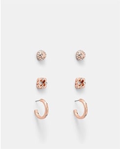 Mimco rose clearance gold studs