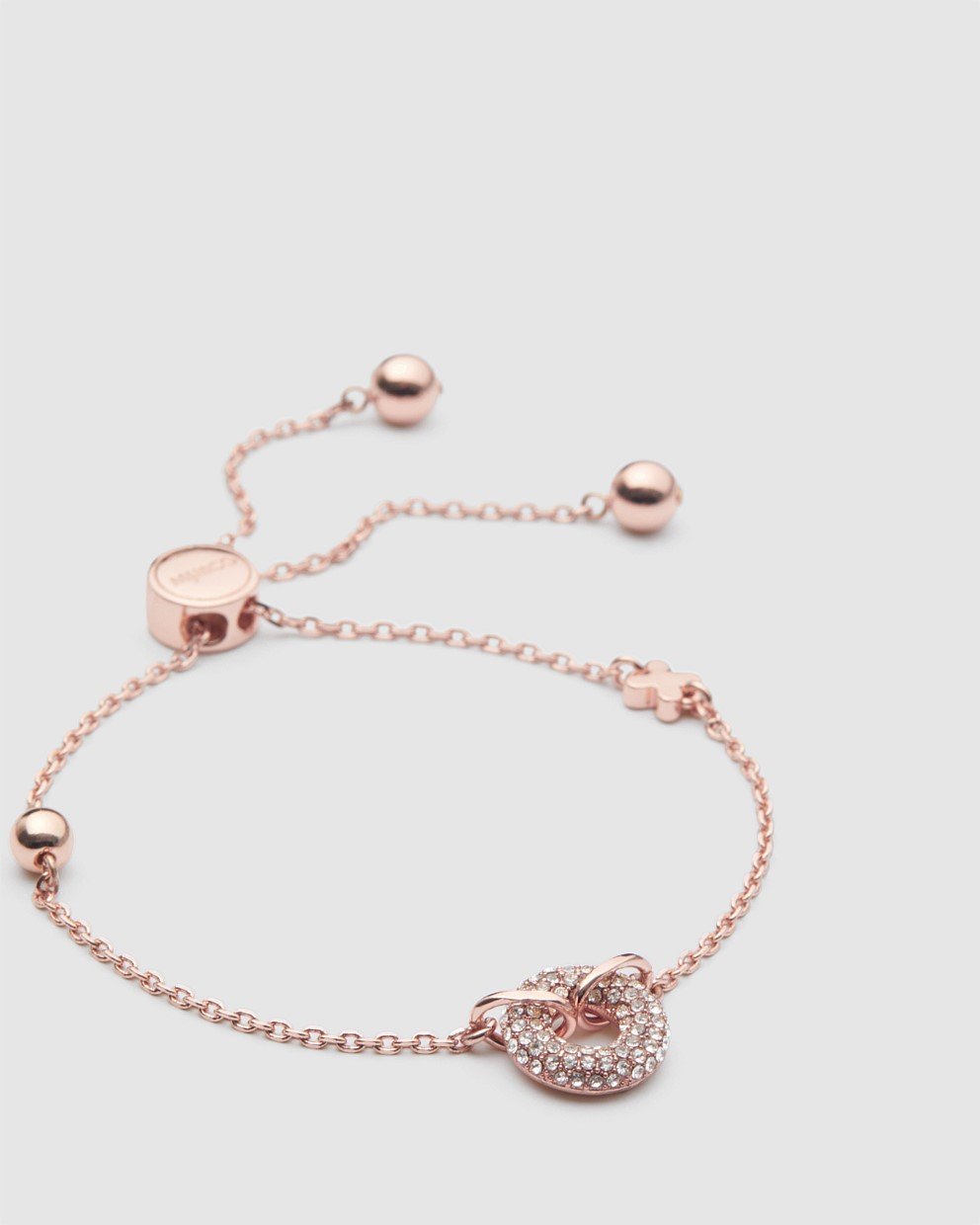 Mimco bracelet black on sale rose gold