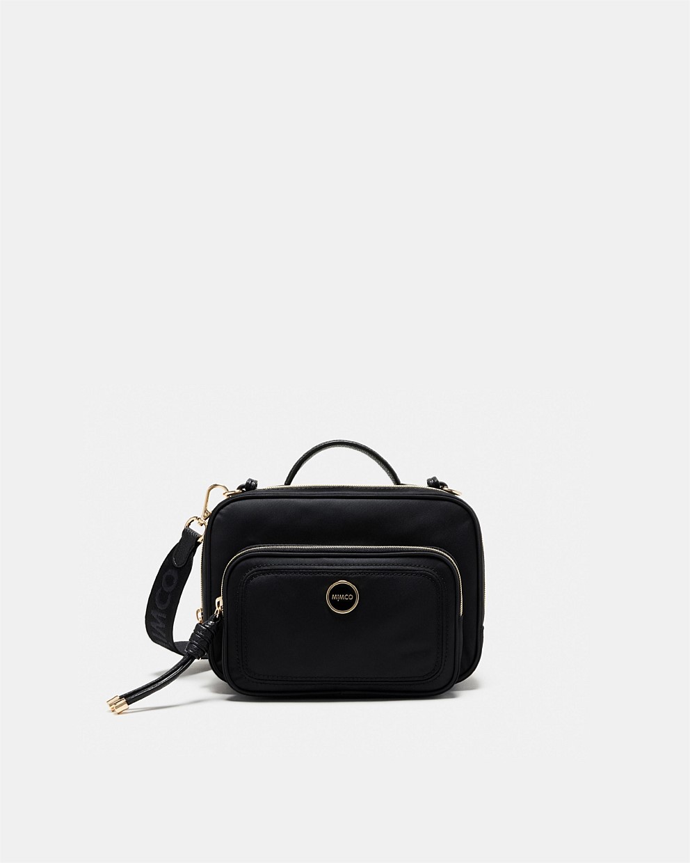 Mimco black 2025 crossbody bag