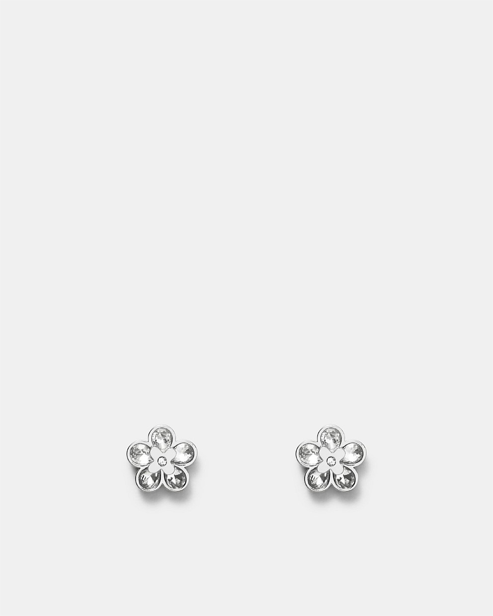 Rectangle Crystal Stud Earrings | Ella – E.B. Jewelry Studio